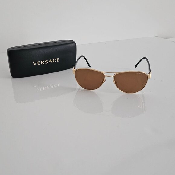 VERSACE SUNGLASSES -AVIATOR STYLE! - Picture 3 of 14